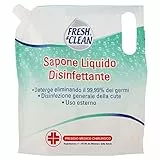 Fresh & Clean Sapone Liquido Disinfettante Ricarica, 750ml