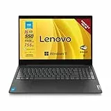Lenovo, Pc portatile notebook pronto all'uso, Display FHD da 15,6', cpu N4500, ram 16Gb, sshd 756Gb, windows 11 pro, computer portatile con pacchetto Libre Office
