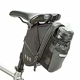 UBORSE Borse da sella per bicicletta Impermeabile con Tasca Porta-Borraccia, Borsa Sottosella per Ciclismo, 1.5L