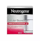 Neutrogena Crema Notte Rigenerante, Cellular Boost con Vitamina C, per Viso e Collo - 50 ml