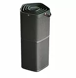 Electrolux PA91-604DG Purificatore d'Aria Connesso con Protezione Antibatteria e Filtro Agli Odori Sgradevoli, Fino a 129 mq, 17 Decibel, Grigio (Antracite)