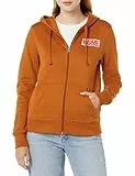 Amazon Essentials Disney | Marvel | Star Wars | Princess Felpe con Cappuccio in Pile con Cerniera Intera (Disponibili in Taglie Forti) Donna, Logo Marvel, XXL