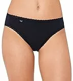 sloggi 24/7 Cotton Lace Tai C3P, Slip, Donna, Nero (Black), 44