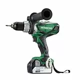 Hitachi DV18DSDL - Trapano avvitatore a percussione, 92 nm, con 2 batterie da 18 V