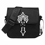 Amycute Borsello Trapstar, Borsello Trapstar London Oxford Borsello Uomo Tracolla di Grande Capacità Tracolla Trapstar per Regali, Sport e Viaggi (Nero)