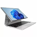 Computer Portatile da 14 Pollici, Processore Intel N5105, RAM DDR4 da 16 GB, PC Notebook Portatile con CPU Quad Core con Touch a 10 Punti e Supporto di Raffreddamento Riponibile, (16GB+1TB Spina UE)