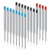 OFFCUP Ricariche per Penna a Sfera, 20Pcs Ricariche per Penna Gel, Set di Ricariche per Penne Parker, Ricariche Inchiostro per Penne a Sfera, Penna a Sfera Refill Compatibili con Montblanc, 3 Colore