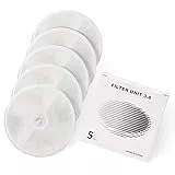 VinDox Filtri Fontanella per Gatti, 5 Pezzi Filtro per Fontana per Gatti, Tripla Filtrazione con Resina e Carboni Attivi per 1.85L Fontana Gatti