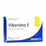 YAMAMOTO RESEARCH Vitamina E 60mg 60 Compresse, Integratore Alimentare di Vitamina E, Azione Antiossidante e Antinfiammatoria, Sostiene il Sistema Immunitario e la Vista