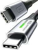 INIU Cavo USB C USB C 100W, 2m Cavo USB Type-C PD 5A Ricarica Rapida QC 4.0 Nylon Cavo Tipo C Caricabatterie Cellulare per iPhone 15 Samsung S22 Ultra iPad Pro MacBook Pixel 7 Pro Switch PS5