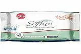 Soffice Salviette Detergente e Igienizzante Mani, con Tappo, 1 Confezione da 20 salviette