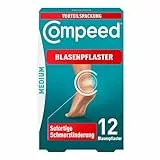 Compeed Confezione da 12 cerotti idrocolloidei contro le vesciche sul tallone