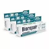 Biorepair, Dentifricio Scudo Attivo, Attacco Immediato ai Batteri, Difesa Continua dello Smalto - Confezione da 3 Pezzi