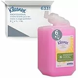 Kleenex Detergente per Mani 6331, per Uso Quotidiano, 6 x 1 Litro (Totale 6 Litri e 6000 erogazioni)