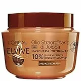 L'Oréal Paris Elvive Maschera Nutriente Olio Straordinario, per Capelli Secchi o Spenti, 300 ml