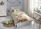 Homemania HOMUL_0509 Set Copripiumino Great Sleep Casa per Camera, Cameretta, Multicolore, in Cotone, 140x220 cm, 60x70 cm (1 Pezzo)