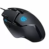 Logitech G402 Mouse Gaming Hyperion Fury, 4.000 Dpi, Design Leggero, 8 Pulsanti Programmabili, Compatibile Con Pc/Mac/Laptop, Nero, ‎13.6 x 7.2 x 4.1 cm, 144 grammi