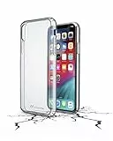 Cellularline CLEARDUOIPHX65T Custodia per cellulare 16,5 cm (6,5') Trasparente - Custodie per cellulari (Cover, Apple, iPhone XS Max, 16,5 cm (6,5'), Trasparente)