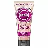 Sunsilk, Trattamento Intensivo 1 Minute Wow, Maschera Capelli Crespi e Spenti, con Shine Complex, Linea Scintille di Luce, per Capelli Luminosi, Idratati e Setosi, Azione Ultra-Rapida, 180 ml
