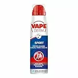 Vape Derm Sport Spray, Repellente Zanzare Adatto Alle Attività Sportive, protezione fino A 6H - 110 Gr