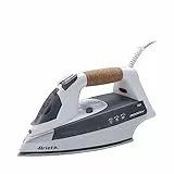 Ariete 6232 Steam Iron, Ferro da stiro, 2200 W, Capacità 300 ml, Piastra acciaio inox, Bianco/Grigio