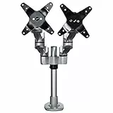 StarTech.com Supporto per Doppio Monitor fino a 27' da Scrivania - Articolabile e Montabile via foro passacavo VESA (ARMDUALPS)