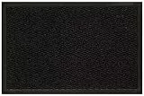 SQUATCH® | Tappeto d'ingresso per interni | Zerbino resistente e antiscivolo | Assorbe l'acqua e raccoglie lo sporco | Facile da pulire | Uso versatile | Colore Grigio/Nero | Dimensioni 60 cm x 40 cm
