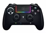 Razer Raiju Ultimate Edition (2019) - Controller da Gaming con o Senza Fili per PS4/PC, Pulsanti Azione Mecha-Tattili, Levette e D-Pad Intercambiabili, Configurazione con App Mobile, Nero