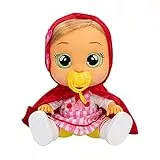 Cry Babies Magic Tears Storyland Scarlet, Bambola interattiva Che Piange Lacrime Vere, Ispirata in Una fiaba Classica, con Capelli e Vestitini intercambiabili, Funzionale per Bambini dai 2 Anni in su