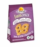 Céréal BuoniSenza Al Grano Saraceno, Biscotti Senza Glutine, Biscotti Senza Lievito, Senza Zuccheri aggiunti - 200g