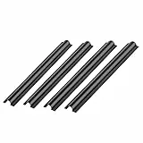 iSpchen Copricavi,Canalina Passacavi 4 Pezzi D-Line Micro Passacavi Canalina Copricavi Canalina Pavimento 180x16mm Modanatura Decorativa Semicerchio Condotto Cavo Per Auto Casa e Ufficio Pavimento