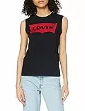 Levi's On Tour Tank, Canottiera Sportiva Donna, Nero (Red Hsmk Tank Black 0023), X-Small