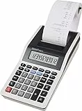 Rebell Calcolatrice da tavolo PDC10 (display a 12 cifre, stampa monocolore, tasti in gomma), grigio chiaro