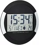 Hama Orologio Digitale Radio Controllato DCF PP-245, Nero