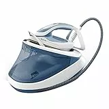 Tefal GV9710 Pro Express Ultimate II Ferro da Stiro a Vapore, Pressione a 7,6 bar, Erogazione di 155 g/min, Impostazione Automatica di Vapore e Temperatura, Sistema Anti-Calcare, Azzurro