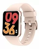 GRV Smartwatch Donna Orologio Fitness Saturimetro Contapassi Orologio Sport Android iOS Cardiofrequenzimetro Impermeabile IP68 9 modalità Sportive Quadrante Personalizzato Notifiche Whatsapp Chiamate