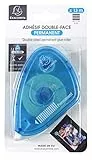 Exacompta 12996E, 1 Colla Roller Biadesivo Permanente 13 Metri, Adesivo Pretagliato Per Incollare Forme Arrotondate, Piccole Superfici, Foto, Cartoline, Creazioni Scrapbooking, Album Diario