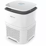 Pro Breeze Purificatore D'Aria 4 in 1 con Pre Filtro, Filtro True HEPA, purificatore aria Carboni Attivi e ionizzatore. Per Casa e Ufficio, Per Allergie e Polvere. Aree medio-piccole(CADR 42m³/h)