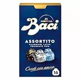 Baci Perugina Assortito Cioccolatini Assortiti Ripieni al Gianduia E Nocciola Intera 200 G