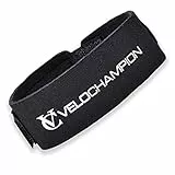 VeloChampion Porta Chip - Fissaggio Sicuro del Chip di Cronometraggio per Caviglia - Fascia Elastica per Triathlon, Nuoto, Ciclismo, Corsa e Altri Sport