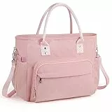 HSHRISH Borsa Termica Porta Pranzo Donna,Impermeabile a prova di perdite Borsa Frigo Pranzo Ufficio,borsa frigo grande per Shopping Scuola Viaggi Campeggio Picnic,12L Rosa