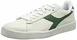Diadora Game L Low Waxed, Sneaker Unisex - Adulto, White Green, 35 EU