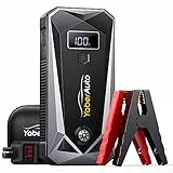 YaberAuto Avviatore Batteria Auto, 3000A/21800mAh Booster Avviamento Auto Professionale per Tutto Benzina e 7.0L Diesel Motori, Avviatore Emergenza per Auto/Moto Portatile con Display LED e Torcia LED