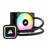 Corsair H60x RGB ELITE Sistema di Raffreddamento a Liquido per CPU - 16 LED RGB Dinamici - Ventole PWM SP120 RGB ELITE Series - Intel® LGA 1700, 1200, 115X, 2066, AMD® AM5/AM4 - Nero