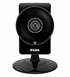 D-Link DCS-960L Videocamera di Sorveglianza HD, Wireless AC, Visione Panoramica a 180°, MicroSD 16 GB Inclusa, Nero/Antracite