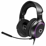 Cooler Master MH650 RGB Gaming Headset with Virtual 7.1 Surround Sound - Cross-Platform Compatible with 50mm Neodymium Audio Drivers, Ultra-Clear Boom Mic and Portable Frame - USB Type A, Black