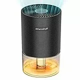 CONOPU Deumidificatore Casa Portatile Muffa, Deumidificatore Silenzioso con 7 colori Luce, Risparmio Energetico, Spegnimento Automatico, Deumidificatore per Armadio Ambiente Bagno, OZC20S03