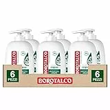 6x Borotalco Sapone Liquido Idratante con Profumo di Borotalco Effetto Pelle Morbida - 6 Flaconi da 250ml ognuno