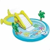 Intex – Centro di gioco acquatico con scivolo – 2 Piscine, ovale, 180/132 L, 57164