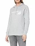 New Balance Nb Classic Core Fleece Hoodie, Maglia Donna, Grigio Athletic, S
